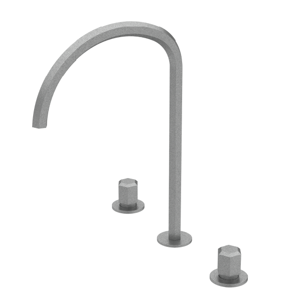 Torneira misturadora de lavatório com duas alças e três furos HB903ZC