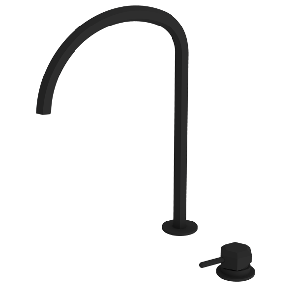 Robinet de cuisine à deux trous monté sur pont HB905B