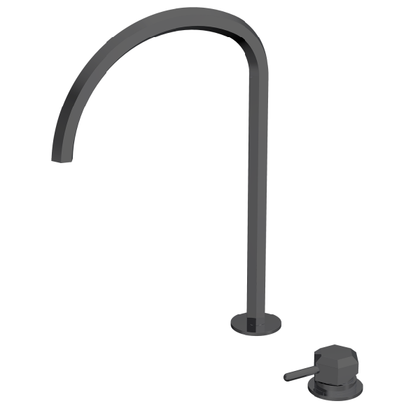 Rubinetto da cucina a doppio foro per montaggio sul pianoHB905PB