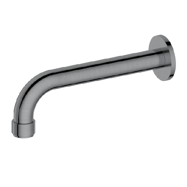 Caño de bañera gris metalizado cepillado L2087BS