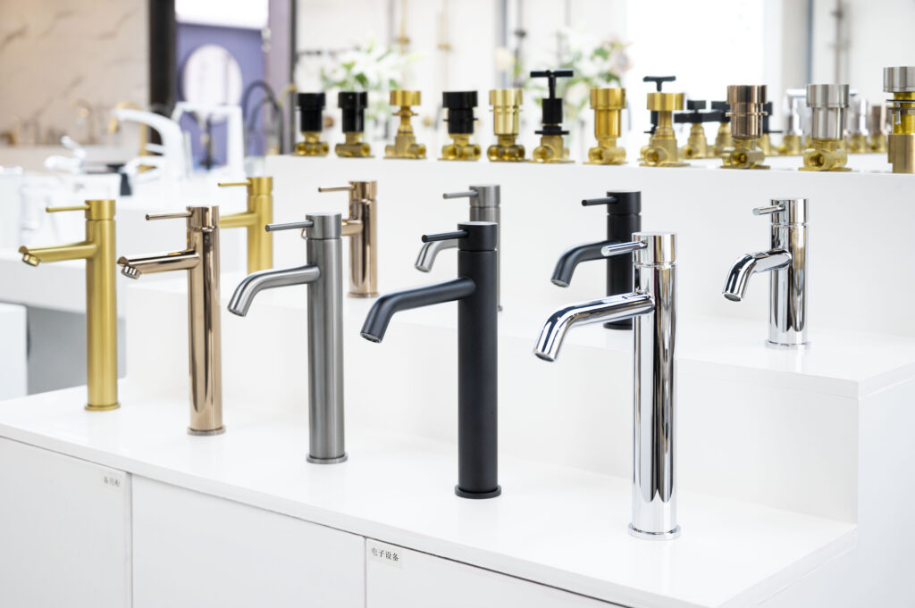 Different electroplated faucets