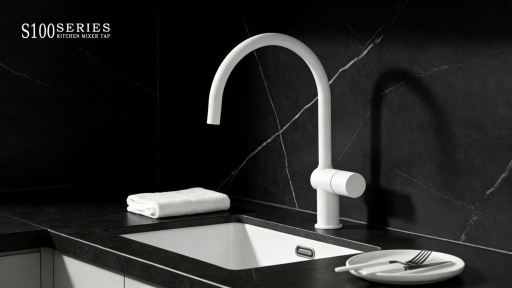  Deck-Mounted sink faucet