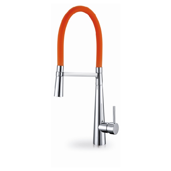 Pull Down Kitchen Mixer Tap WK1093 orange