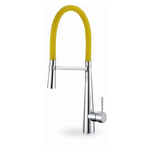 Pull Down Kitchen Mixer Tap WK1093 yellow