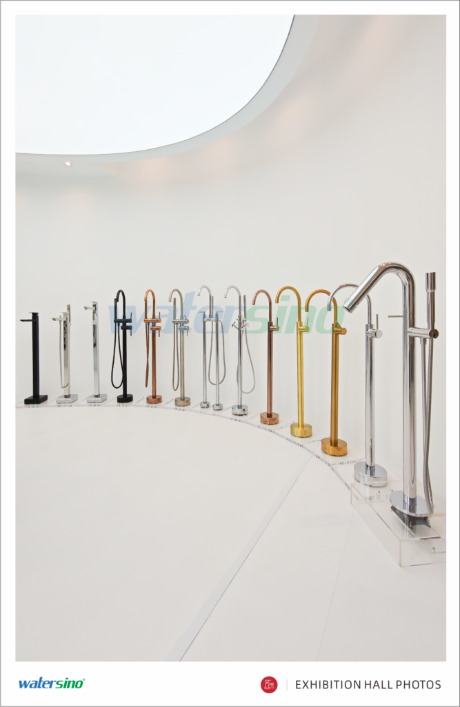 chinese brushed gold bathtub faucet supplier