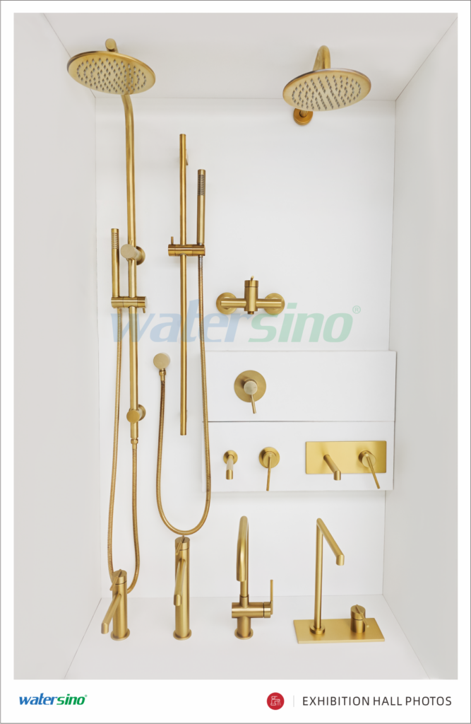 Brushed Gold shower set