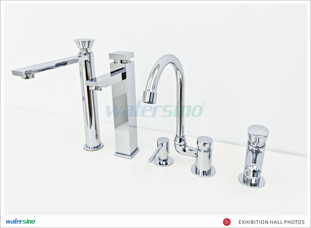 Self-closing time-delay faucet + soap dispenser
